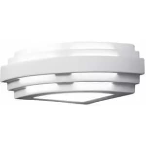 STIEGEL white wall light 1 bulb Width 23 Cm