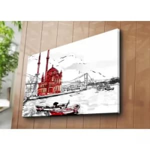 70100C-088 Multicolor Decorative Canvas Painting