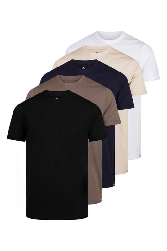 Luke 1977 Luke 1977 Men Floyd 5 Pack T-Shirts Size: 2X-large Multi XXL Male 5063494133024