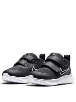 Nike Star Runner 3 Infant Trainer - Black/Grey/Black, Size 5