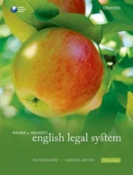 Walker and Walkers English Legal System by Richard Ward Paperback