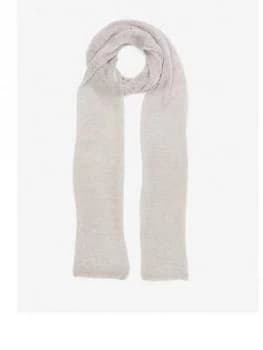 Mint Velvet Metallic Skinny Scarf - Champagne