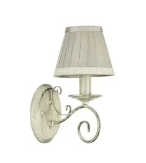 Felicita Wall Candle Lamp Beige, 1 Light, E14
