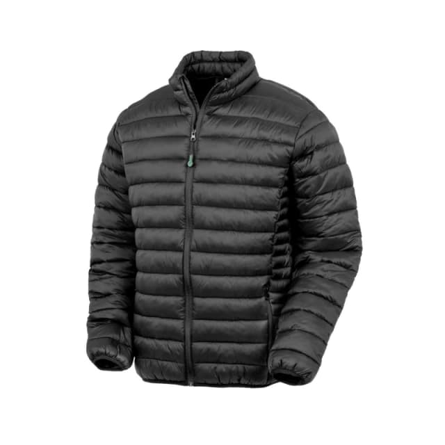 Result Result Men Quilted Padded Jacket in Black Size: X-Small Black XS Male 5063470984664