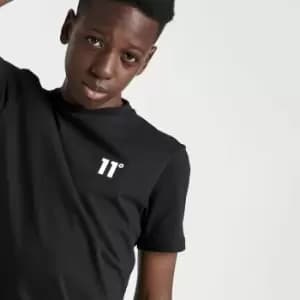 Junior Core T-Shirt Small Logo - Black - 8-10 Years
