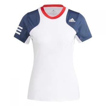 adidas Club Tee - White/Navy