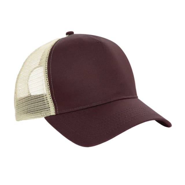 Beechfield Beechfield Men Snapback Trucker Cap in Brown Brown One Size Male 5063377408065