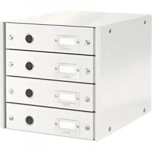 Leitz Click & Store 6049-00-01 Desk drawer box White A4 No. of drawers: 4