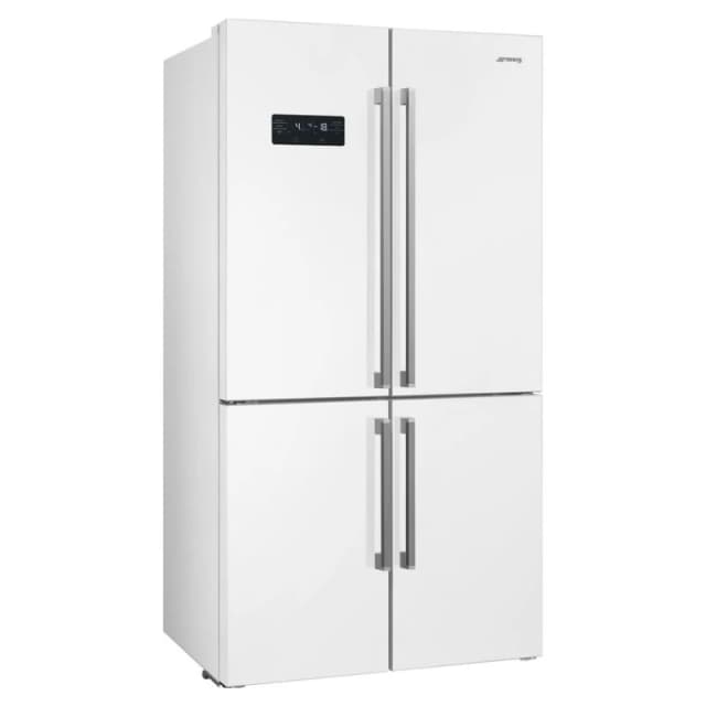 Smeg FQ60BDE French Style 4 Door Fridge Freezer Non Ice + Water - White FQ60BDE