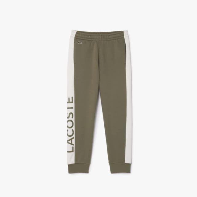 Lacoste Printed Fleece Sweatpants Green male 10