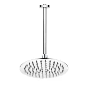 200mm Ultra Slim Round Shower Head with Ceiling Arm