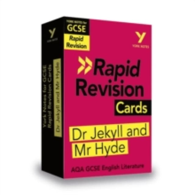 Anne Rooney York Notes for AQA GCSE (9-1) Rapid Revision Cards: The Strange Case of Dr Jekyll and Mr Hyde - catch up, revise and be ready for the 2025