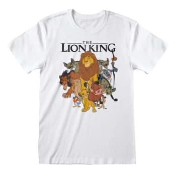 Lion King Classic - Vintage Group Pose Unisex XX-Large T-Shirt - White