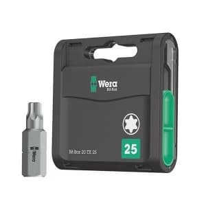 Wera Bit-Box 20 H Extra Hard Bits TX20 x 25mm, 20 Piece