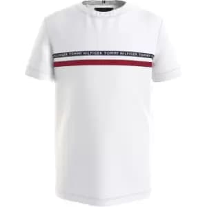 Tommy Hilfiger Tommy Tape Tee S/S - White
