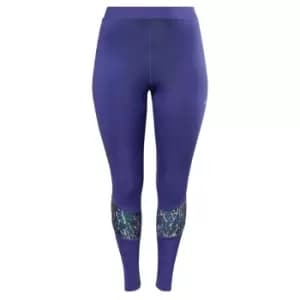 Reebok Modern Safari Leggings (Plus Size) Womens - Purple