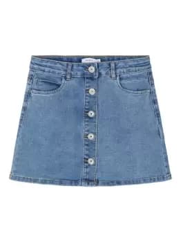 NAME IT A-shape Denim Skirt Women Blue