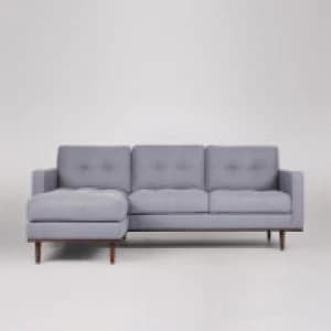 Swoon Berlin Smart Wool Corner Sofa - Left Hand Side - Corner Sofa - Anthracite