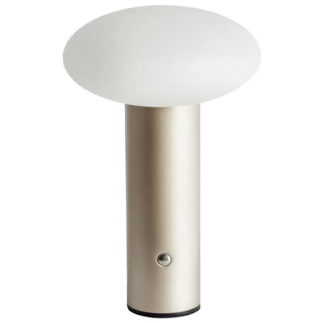 Beliani Wireless LED Table Lamp Buayan With Dimmer Metal Gold