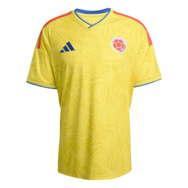 adidas Colombia Home Shirt World Cup 2026 Mens Yellow/Red male L