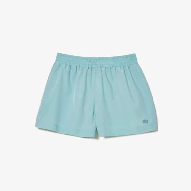 Lacoste Womens Bermuda Fleece Jogger Shorts Eco Blue female 6 (34)
