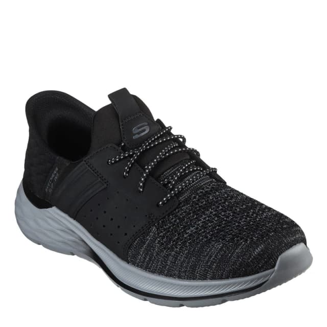 Skechers Slip-Ins Relaxed Fit: Garner - Newick - Black 7