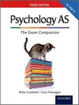 Psychology As. the Exam Companion by Mike Cardwell Paperback