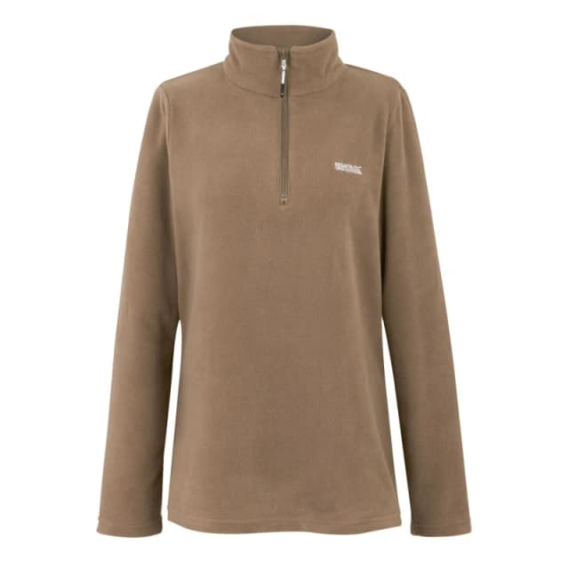 Womens 1/2 zip fleece Regatta Sweethart Marron Female 50