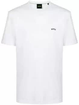 BOSS Tee Curved T-Shirt Natural
