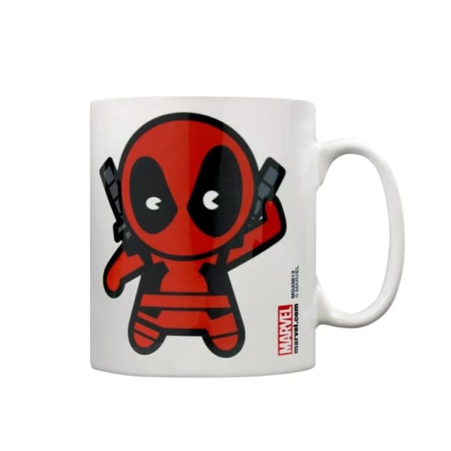 Marvel Kawaii Deadpool Mug White unisex
