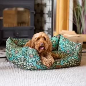 Morris & Co Blackthorn Pet Box Bed Dark Green
