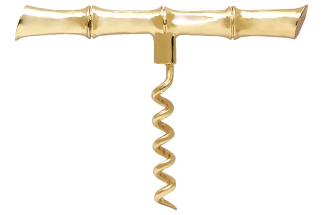 Premier Housewares Modern Retro Bamboo Design Corkscrew Gold unisex