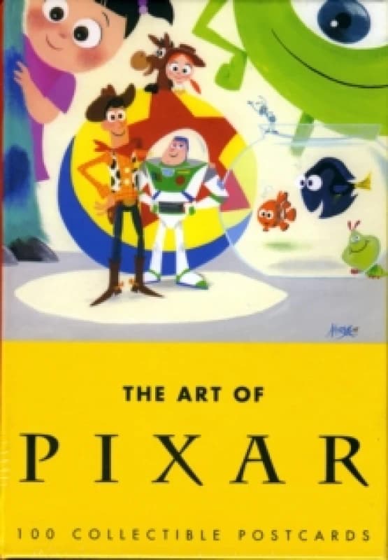 Art of Pixar Animation Studios Postcards. Postcard book or pack. By Disney Pixar Books