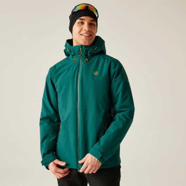 Dare 2b Dare 2b Men Torrek Blazen Stretch Kinematic-Tech Waterproof Insulated Jacket in Teal Size: Medium Teal M Male 5063516173885