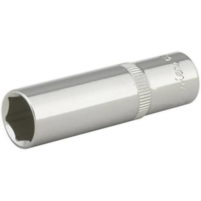 Loops 13mm Forged Steel DEEP Drive Socket - 3/8" Square Drive Polished Chrome Vanadium Metallics