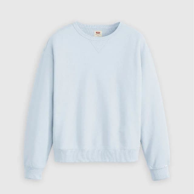 Levis Womens Heritage Crew Sweatshirt Niagara Mist female 8 (XS)