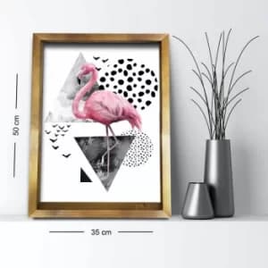 3550AHS-048 Multicolor Decorative Framed MDF Painting