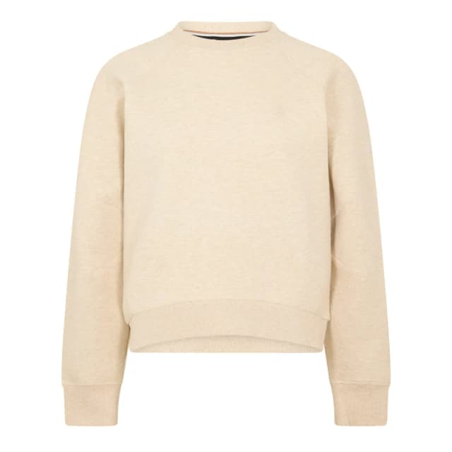 Boss Womens Evreni Short Sleeve Crew Sweatshirt Open White female 6 (XS)