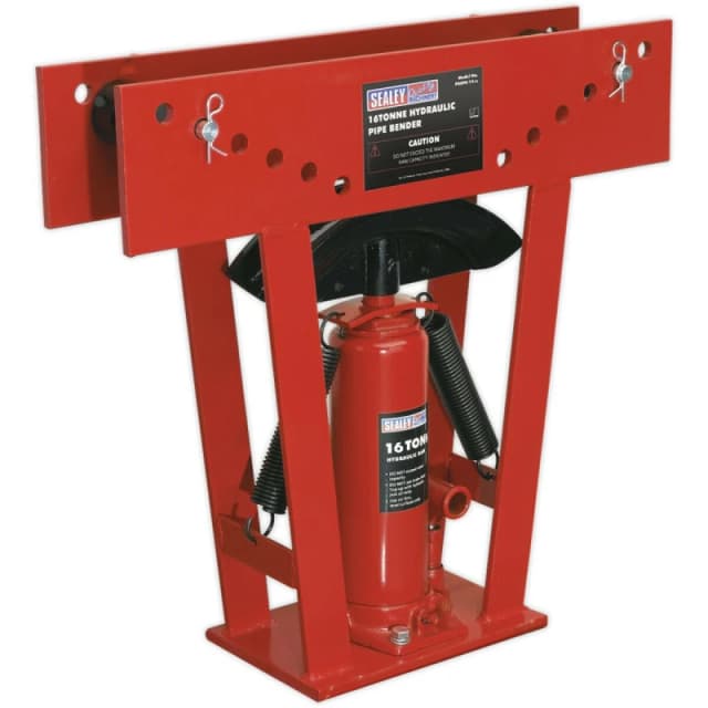Loops 16 Tonne Hydraulic Pipe Bender - Floor Standing Steel Chassis - Gas & Air Pipes Metallics