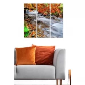 MDF8516039 Multicolor Decorative MDF Painting (3 Pieces)