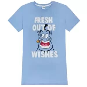 Aladdin Womens/Ladies Genie Fresh Out Of Wishes Night Dress (10-12 UK) (Blue)