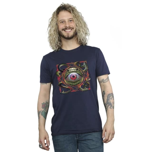 Marvel Marvel Men Doctor Strange Snake Eyes T-Shirt in Navy Size: Small Navy S Male 5059934255845