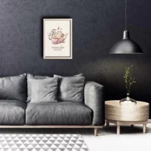 KCT-009 Multicolor Decorative Framed MDF Painting