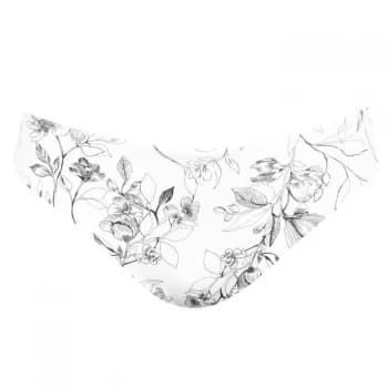 Firetrap One Shoulder Bikini Bottoms Ladies - White L Flwr Pr