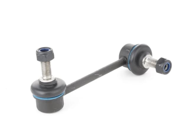 RIDEX 3229S0161 Anti-roll bar link Rear Axle Left, with self-locking nut Steel Link Stabiliser (3229)