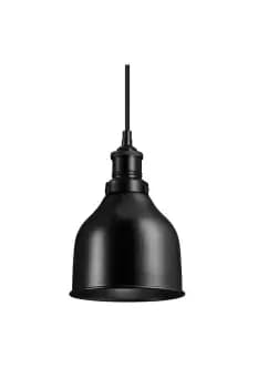 Brooklyn Cone Pendant, 7 Inch, Black Holder