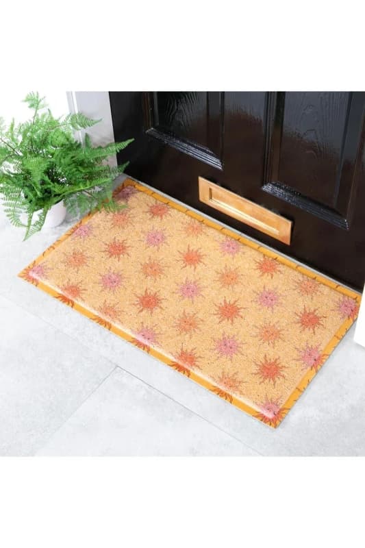 Native Natural Sun Pattern Doormat (70 X 40Cm)
