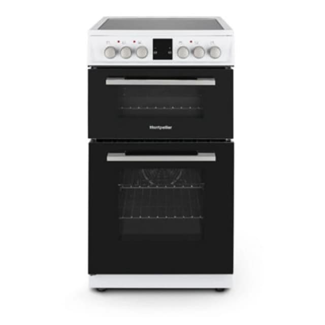 Montpellier MDOC50FW 50cm Electric Ceramic Cooker - White 5060617983313
