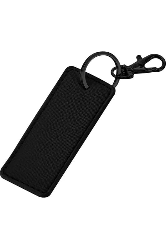 Bagbase Boutique Leather-Look PU Keyclip in Black Unisex One Size