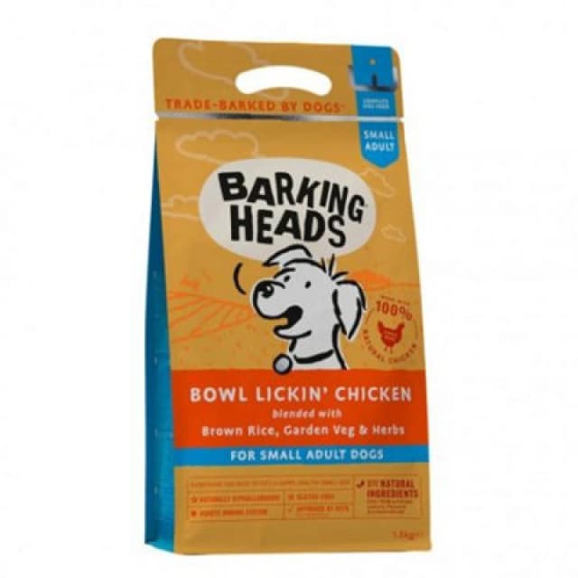 Barking Heads Little Paws Bowl Lickin' Goodness Chicken Dry Dog Food, 1.5kg